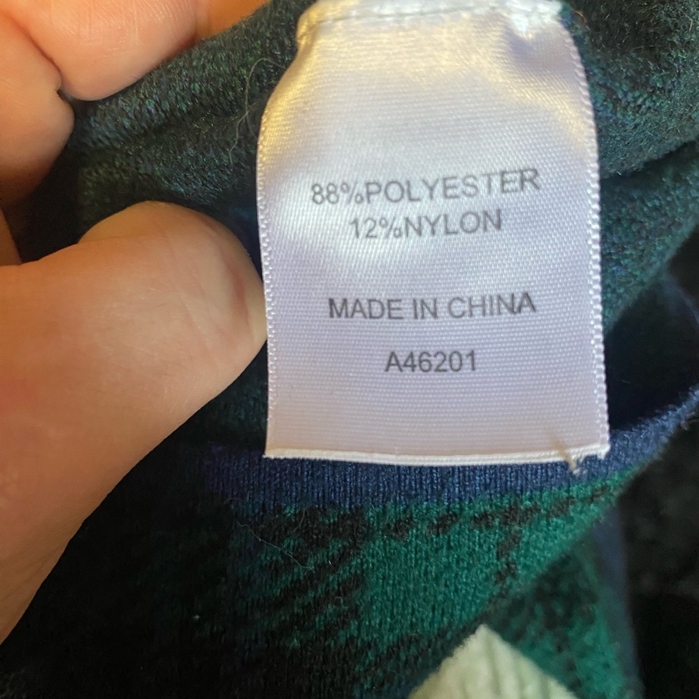 Appleseeds flannel print long sleeve top - Picture 10 of 10